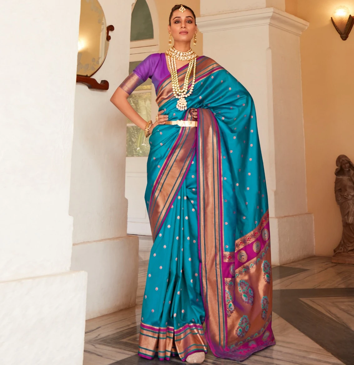 Rajpath Kiya Paithani Silk Hit Silk Wholesale Fancy Silk Catalog